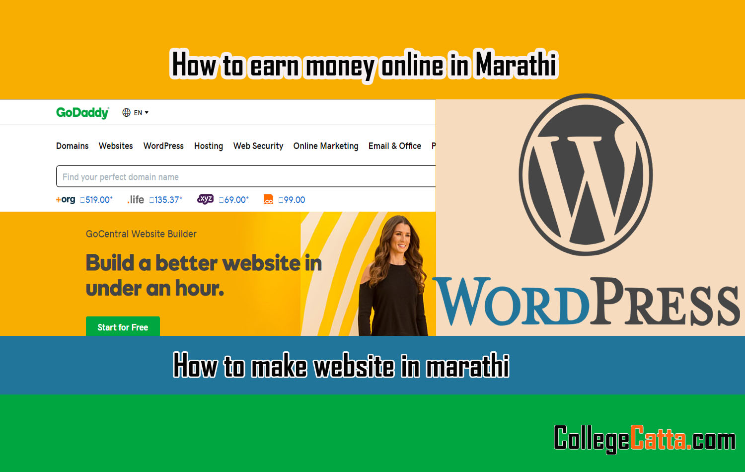 how to create website in marathi language